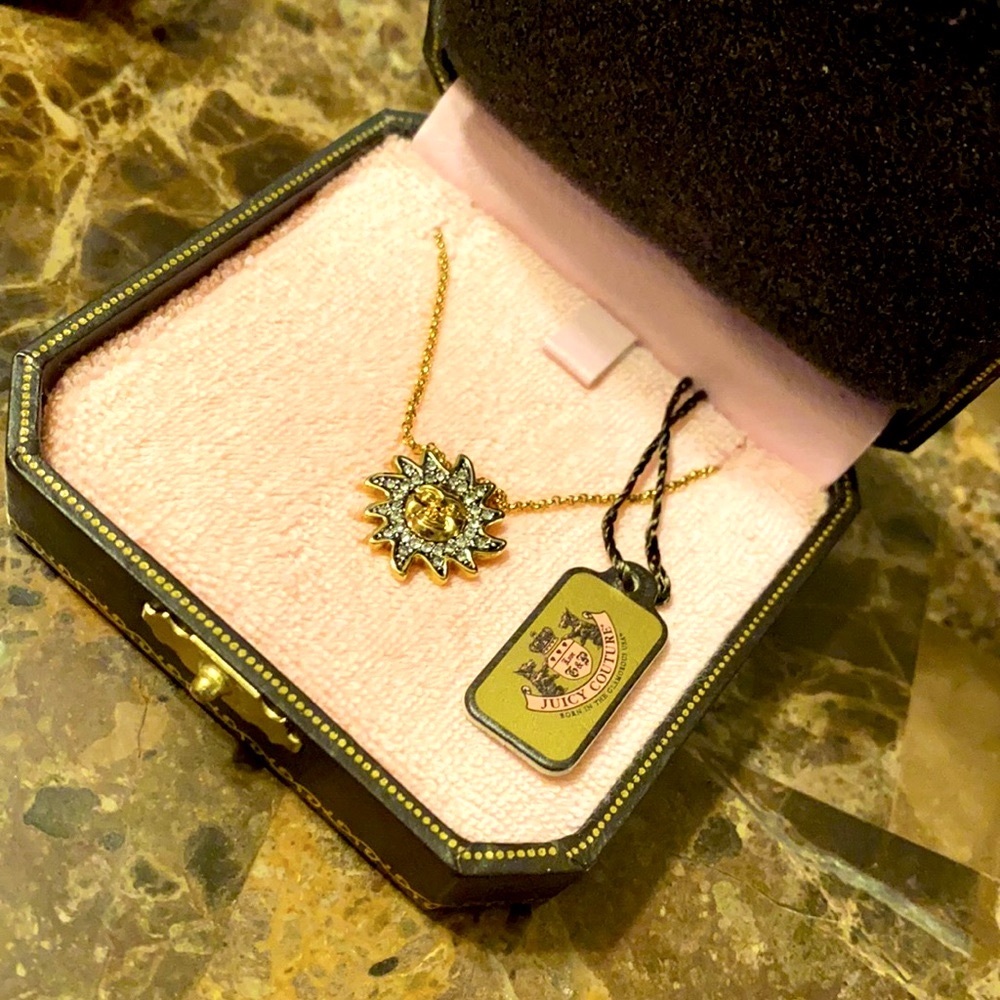 Juicy Couture Gold Sun Necklace